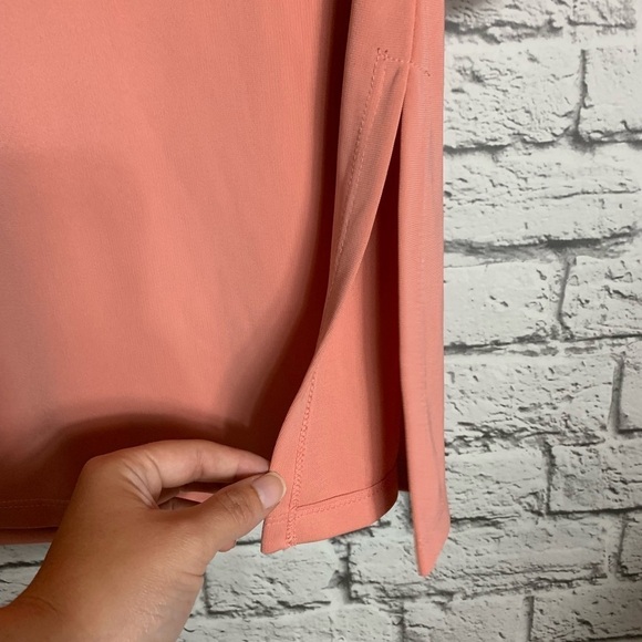 Marla Wynne Women’s Blush Tunic Size Small Lagenlook  Comfort Front Slit Mature - Picture 10 of 10